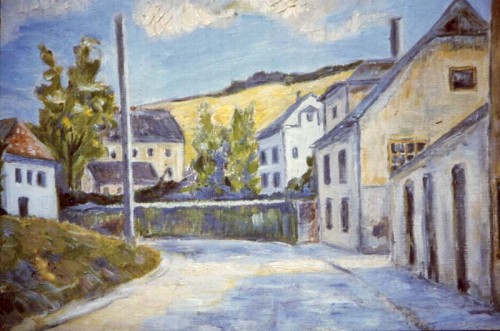 Fotograf: Børge Holmgren
Værk  titel: Sommerlandskab 
Værk  type: Maleri 
Materiale: Olie på lærred 
Størrelse: 54 x 65 cm 
Færdiggjort: 1975 