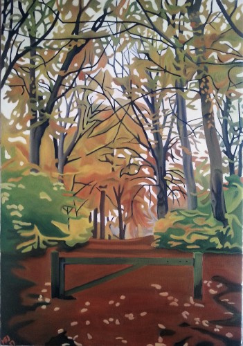 Ved Kongens ege, Randers, 45 x 65 cm.
Priser og kontaktinformationer kan ses på www.mariefredborg.dk