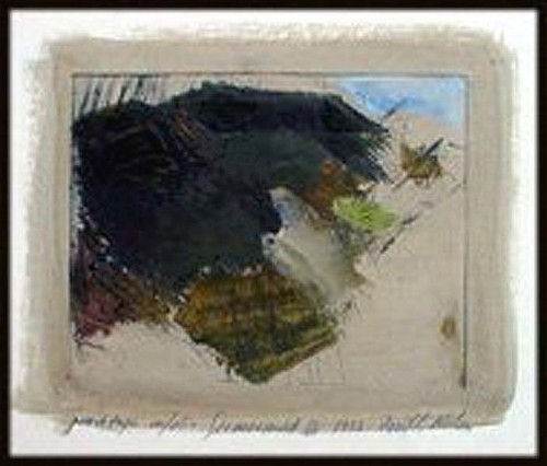 Fotograf: Eget foto
Værk  titel: Sermermiut 
Værk  type: Maleri 
Materiale: Olie på papir 
Størrelse: 15x20 cm. 
Færdiggjort: 1995 