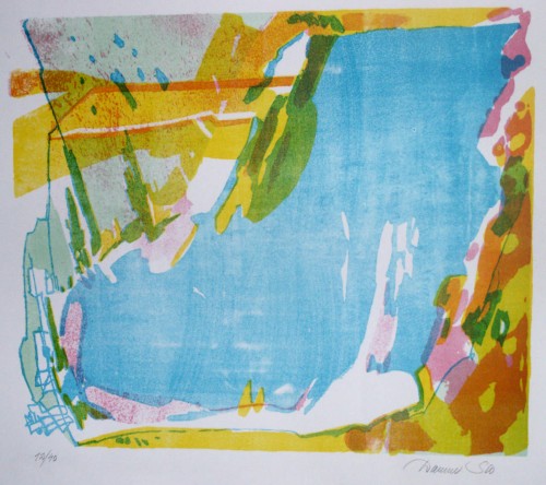 Lithografi.
58 x 62 cm.
1.500 kr.