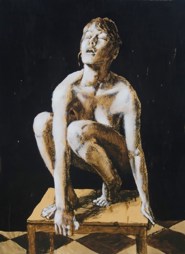 Tegning 02 tusch 56x77 cm Jan Esmann 2015