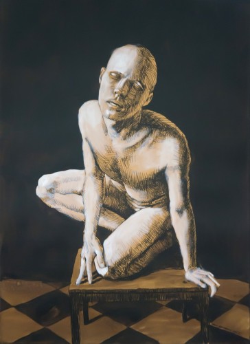 Tegning 05 tusch 56x77 cm Jan Esmann 2015